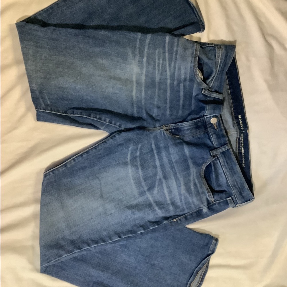 Old Navy Womens’ Petite Micro Flare Mid Rise Jeans